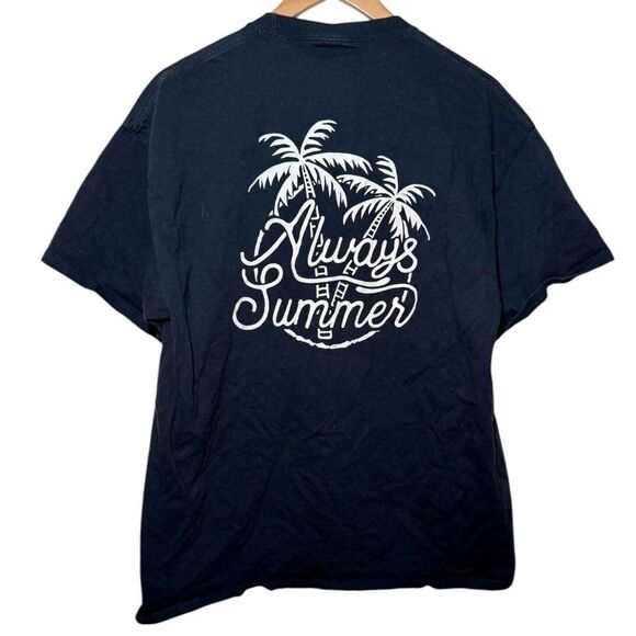 Del Sol St Thomas USVI Always Summer Color Changing Black Tshirt Mens XL - Picture 1 of 4